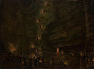Teodor Baltazar Stachowicz - Pond in the Salt Mine at Wieliczka.webp