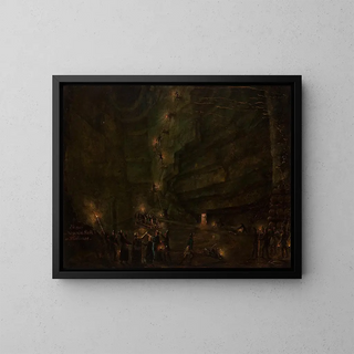 Teodor Baltazar Stachowicz - Pond in the Salt Mine at Wieliczka.webp
