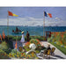 Maalauksen jäljennös Terrasse à Sainte-Adresse Claude Monetista