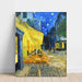 Maalauksen jäljennös Terassi kahvilassa illalla - Vincent van Gogh