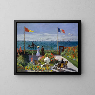 Reproduction tableau | Terrasse à Sainte-Adresse de Claude Monet | Poster - Toile - Aluminium