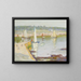Quai de Concarneau - Terrick Williams — kehystetty taideteos seinällä