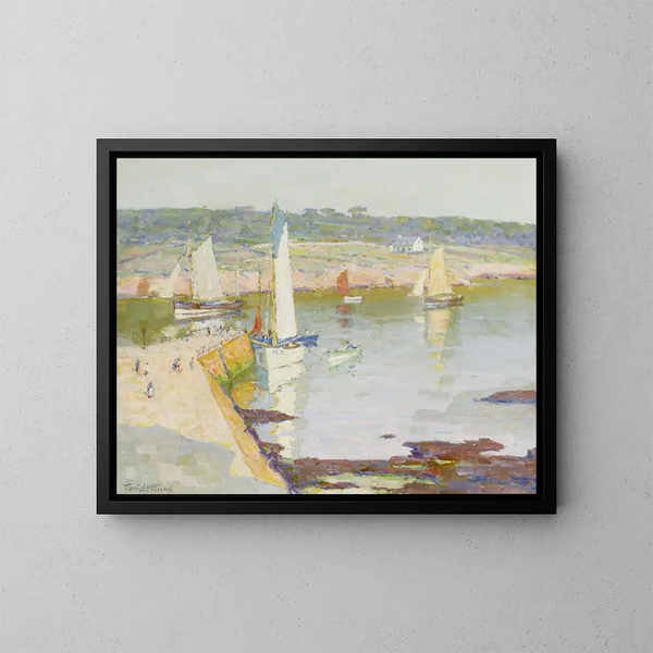 Quai de Concarneau - Terrick Williams — kehystetty taideteos seinällä