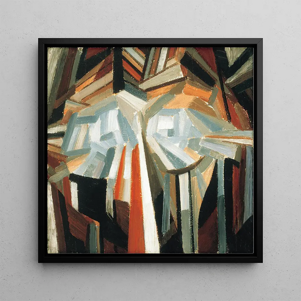 Alexander Konstantinovich Bogomazov - Cubist Head.webp