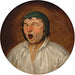 Pään miehestä, jonka suu on auki - Pieter Brueghel nuorempi — esillä sisätilassa