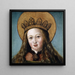 Tête d'une Sainte Femme - Hans Holbein le Vieux — kehystetty taideteos seinällä