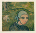 Tête d'une jeune bretonne - Émile Bernard — näkymä teoksesta