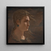 Tête de Méduse - Elihu Vedder — kehystetty taideteos seinällä