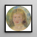 Tête de femme Jeanne Samary - Pierre-Auguste Renoir — teoksen seinäesittely