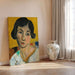 Maalauksen jäljennös Tête de femme penchée (Lorette) - Henri Matisse