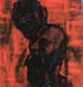 Têtes sombres sur rouge - Christian Rohlfs — näkymä teoksesta