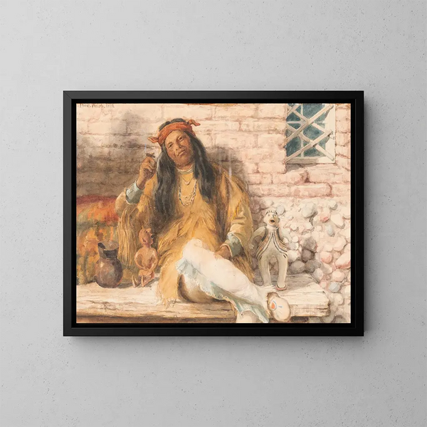 Repos de l'après-midi - Thaddeus Welch — kehystetty taideteos seinällä