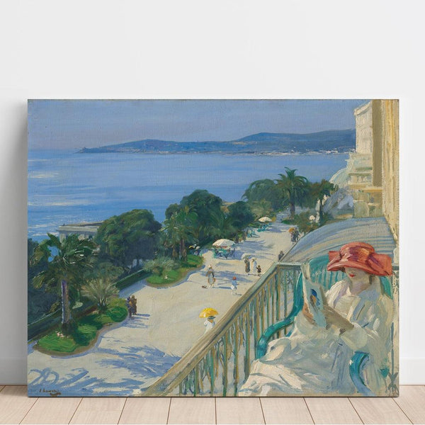 Maalauksen jäljennös The Terrace, Cap d’Ail de Sir John Lavery