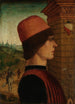 Miehen muotokuva mahdollisesti Matteo di Sebastiano di Bernardino Gozzadini - Leipätarinoiden mestari — näkymä teoksesta