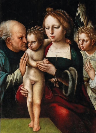 The Master of the Parrot - The Madonna and Child with Saint Eligius and an Angel.webp