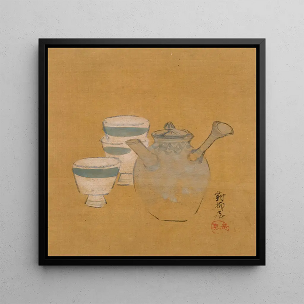 Théière et tasses - Shibata Zeshin
