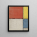 Livres Bauhaus 6 - Theo van Doesburg — kehystetty taideteos seinällä