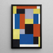 Kompositio XX - Theo van Doesburg — kehystetty taideteos seinällä