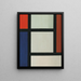Vastakohtasommitus - Theo van Doesburg — kehystetty taideteos seinällä