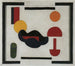 Stillleben-kompositio V - Theo van Doesburg — näkymä teoksesta