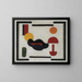 Stillleben-kompositio V - Theo van Doesburg — kehystetty taideteos seinällä