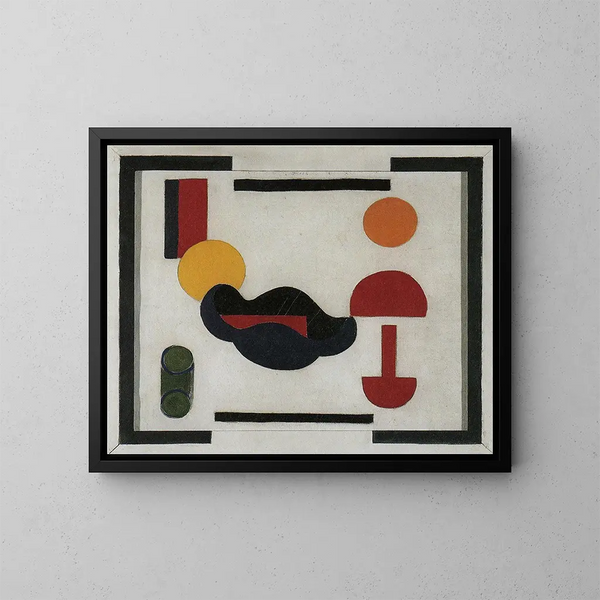 Stillleben-kompositio V - Theo van Doesburg — kehystetty taideteos seinällä