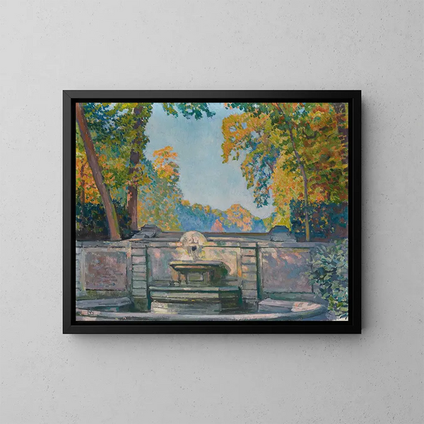 La Fontaine - Theo van Rysselberghe — kehystetty taideteos seinällä