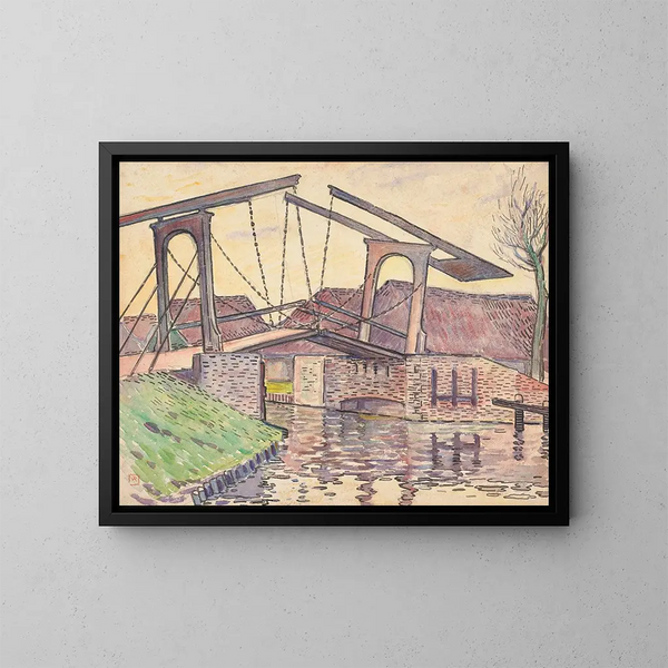 Pont en Hollande - Theo van Rysselberghe — kehystetty taideteos seinällä