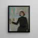 Margueriten van Monsin muotokuva - Theo van Rysselberghe — kehystetty taideteos seinällä