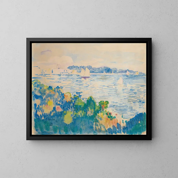 Venetsia - Theo van Rysselberghe — kehystetty taideteos seinällä