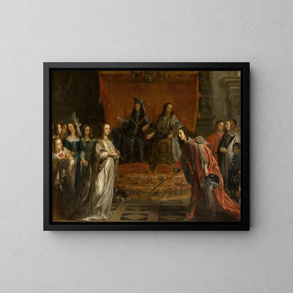 L'Envoyé - Theodoor Boeyermans — kehystetty taideteos seinällä