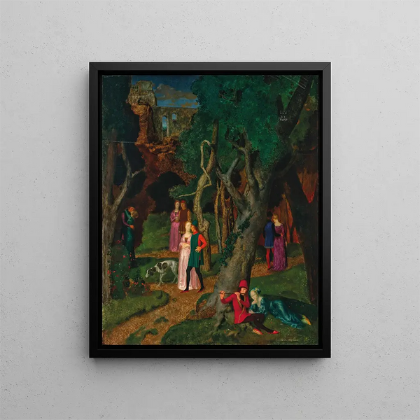 Theodor Baierl - The Decameron The Garden of the Villa.webp