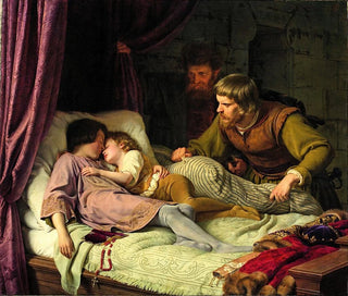 Edouard IV:n poikien murha - Theodor Hildebrandt — näkymä teoksesta