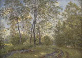 Theodor Philipsen - A River near Meilgrd Manor Jutland.webp