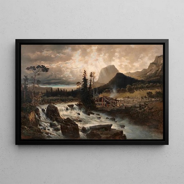 Theodor Von Hrmann - Mhlsturzhorn am Hintersee Oberbayern.webp