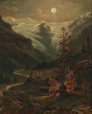 Theodor Von Hrmann - On Guard Trafoi Glacier on the Stelvio Pass.webp