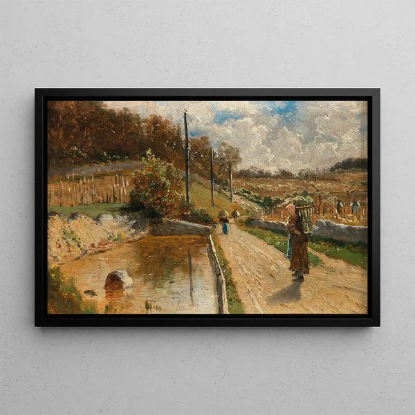 Theodor Von Hrmann - Workers in a Vineyard Samois.webp