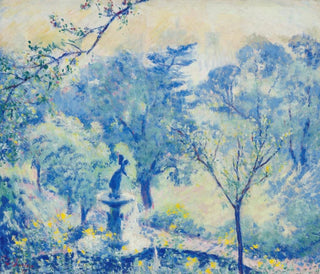 Fontaine de Bethesda, Central Park, New York - Theodore Earl Butler — näkymä teoksesta