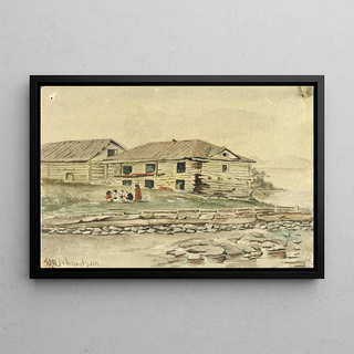 Theodore J Richardson - Buildings Going To Ruin Alaska 1884.webp