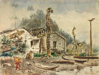 Theodore J Richardson - View Of Wrangell Alaska In 1884.webp