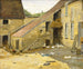 Cour de ferme avec des canards - Theodore Robinson — näkymä teoksesta