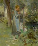 Joen rannalla - Theodore Robinson — näkymä teoksesta
