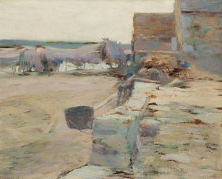 Cabanes de pêche en France - Theodore Robinson — näkymä teoksesta