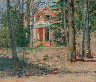 Maison en Virginie - Theodore Robinson — näkymä teoksesta