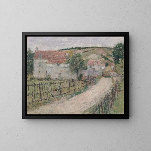 Le Vieux Moulin - Theodore Robinson — kehystetty taideteos seinällä