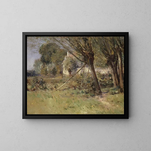 Saules - Theodore Robinson — kehystetty taideteos seinällä