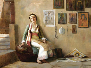 Un moment de repos - Theodoros Ralli — näkymä teoksesta