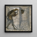 Theseus ja Minotaurus labyrintissä - Sir Edward Coley Burne-Jones — kehystetty taideteos seinällä