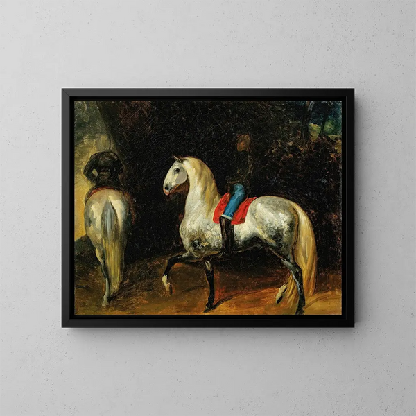 Le Mangeur - Théodore Géricault — kehystetty taideteos seinällä