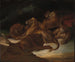 Leijonat vuoristomaisemassa - Théodore Géricault — näkymä teoksesta